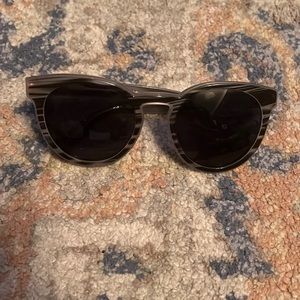 Dolce Gabbana round gray sunglasses. Unisex